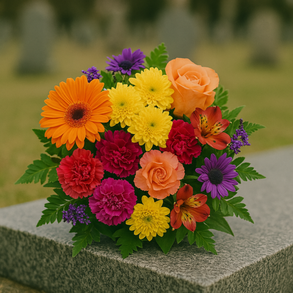 Fleurs pour nettoyage de tombes